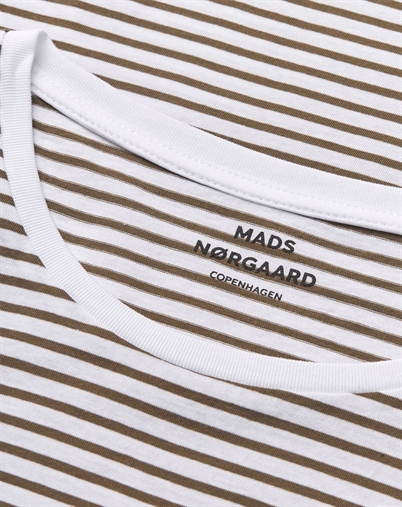 Mads Nørgaard - Favorite Teasy T-shirt - Brilliant White / Tarmac